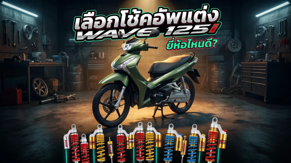 โช้คอัพแต่ง Honda Wave 125i 2026
