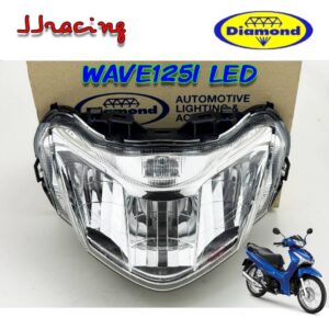 Diamond ไฟหน้า LED Honda Wave125i ปี 2018-2024