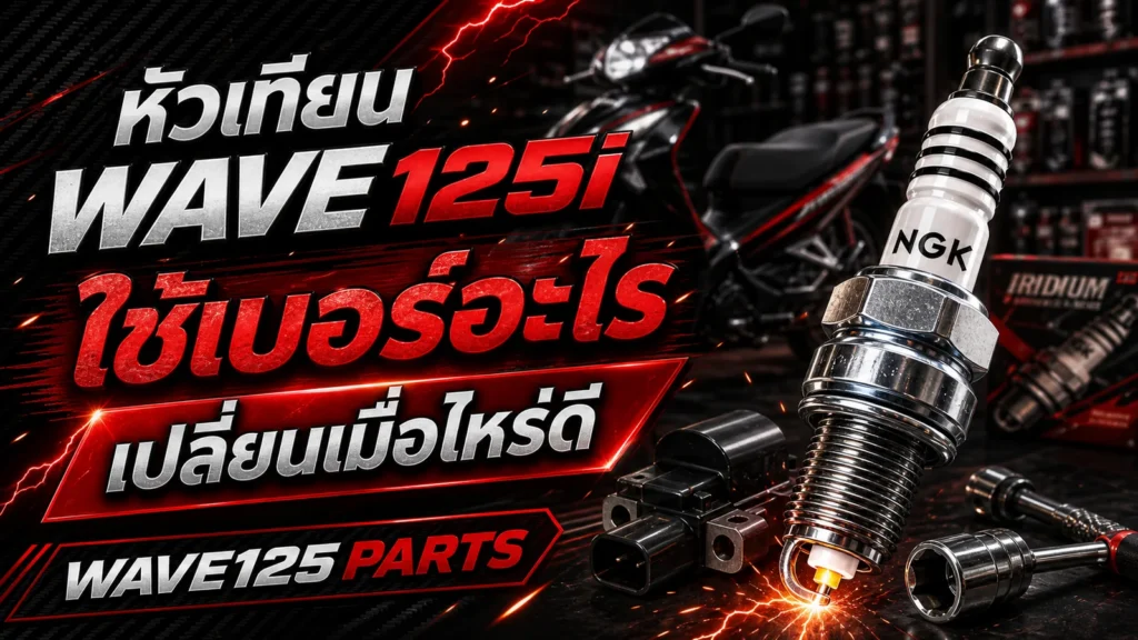 หัวเทียน Wave 125i ใช้เบอร์อะไร เปลี่ยนเมื่อไหร่ดี