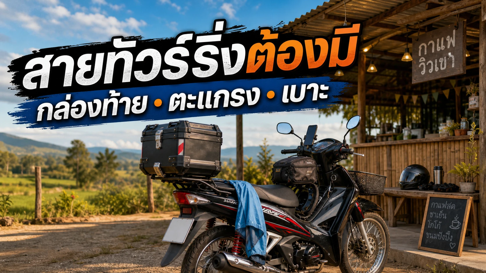 แต่ง Wave 125i สายทัวร์ริ่ง