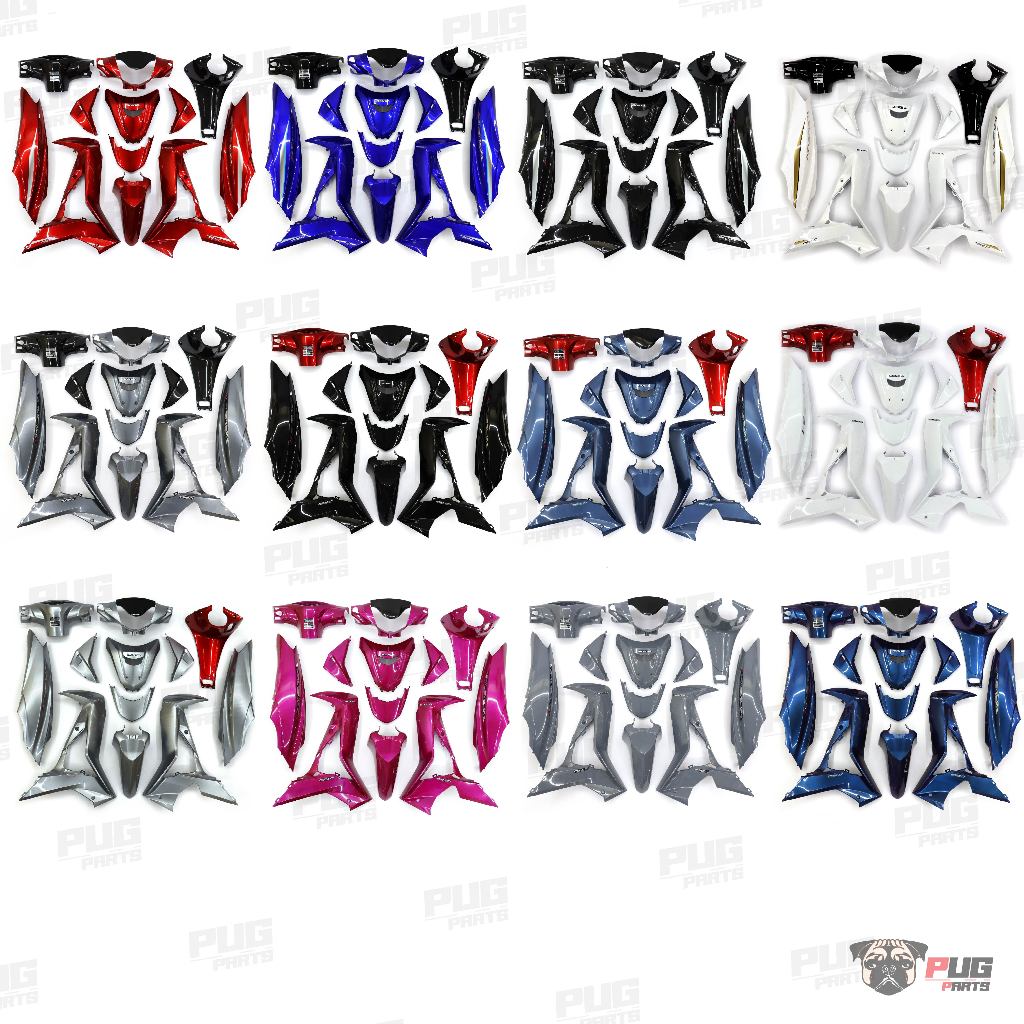 PUGParts ชุดสีเวฟ125i LED wave125iLED (ชุด13ชิ้น) ชุดสีWave 125i LED ชุดสีWave125i LED ชุดสีเวฟ125iLED 2018-2022