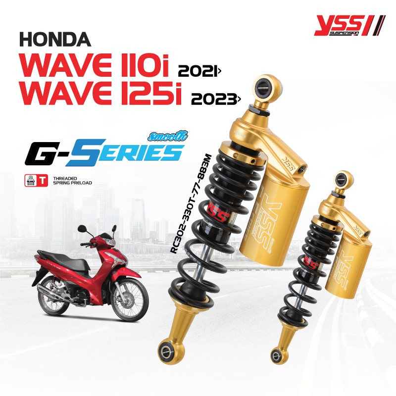 โช๊ค YSS G-Series Wave125i ปี 2023 / Wave110i 2021-2023