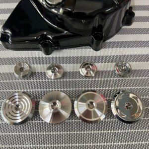 อุดจานไฟสแตนเลส‼️ใส่Honda เวฟ125IRSบังลม หัวเถิก หัวแหลม ปลาวาฬ (ตัวเก่า/ตัวใหม่)MSXโซนิคเวฟ100