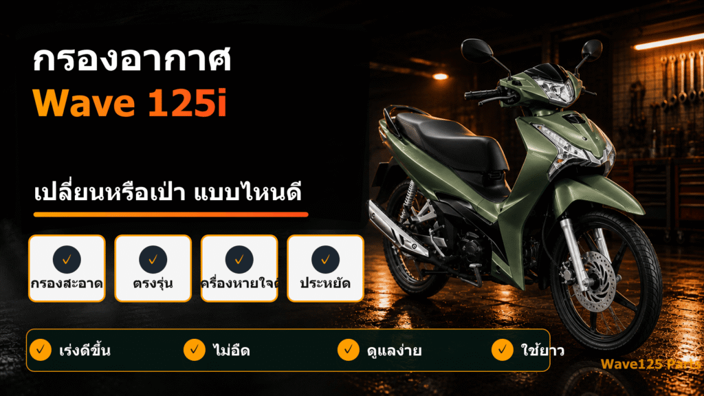 กรองอากาศ Wave 125i
