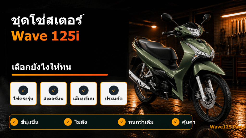 ชุดโซ่สเตอร์ Wave 125i