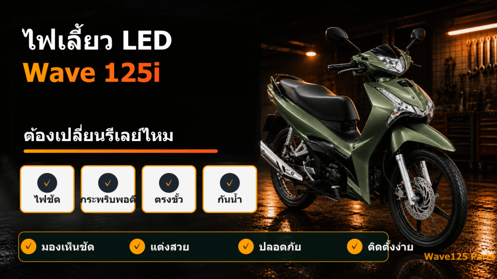 ไฟเลี้ยว LED Wave 125i