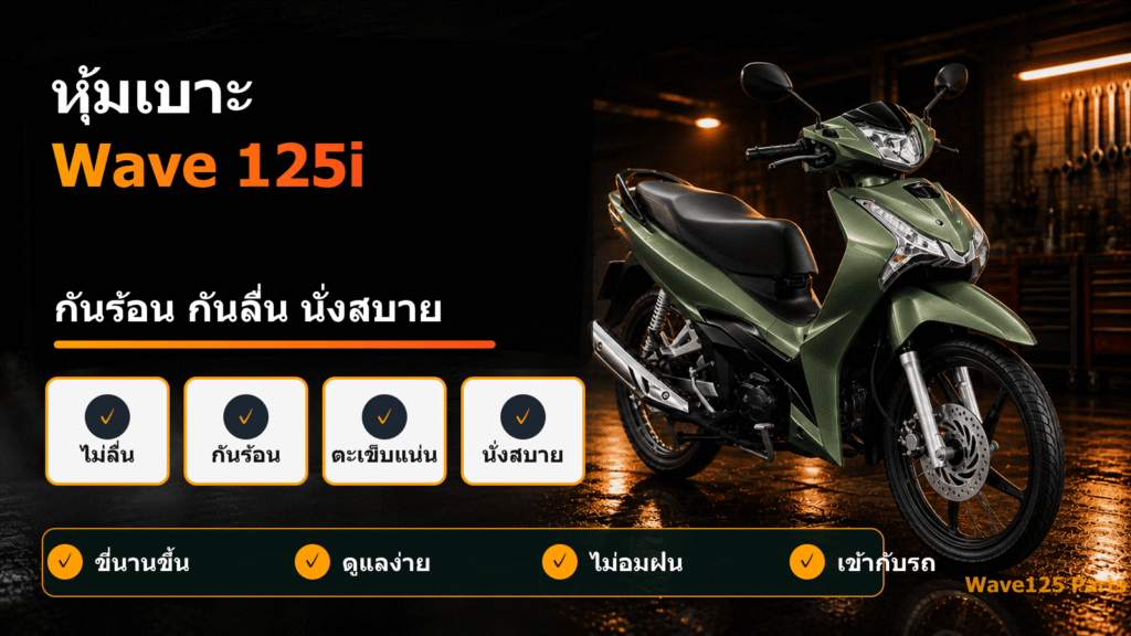 หุ้มเบาะ Wave 125i